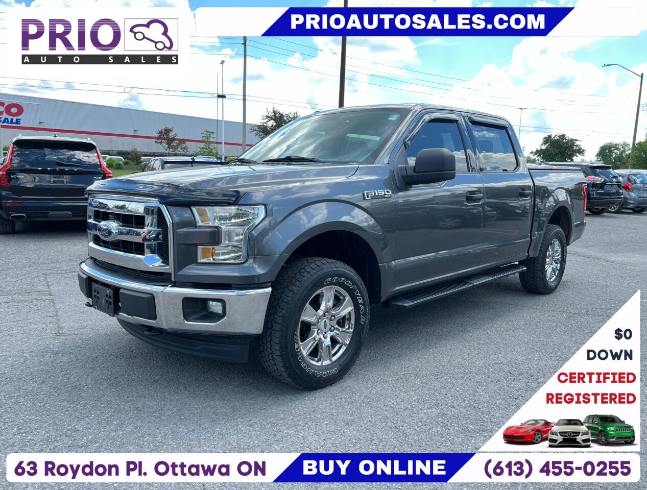 2017 Ford F-150 4WD SuperCrew Styleside 5-1/2 Ft Box XLT