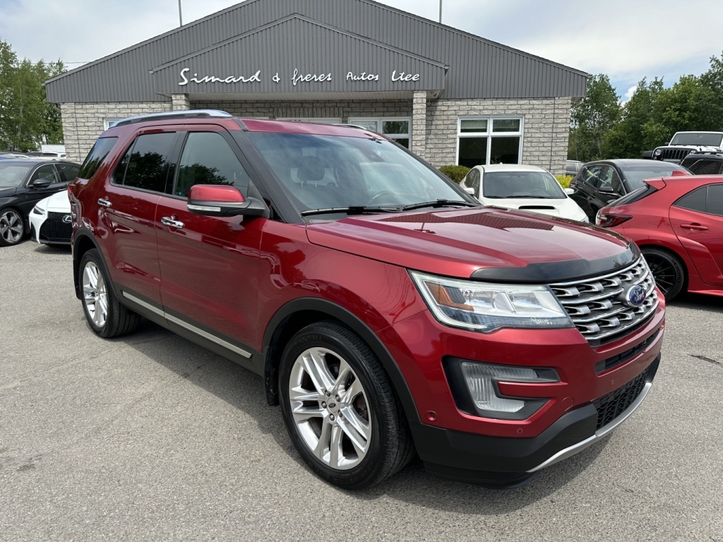 2017 Ford Explorer LIMITED V6 3.5L 4WD CUIR TOIT NAVI 7 PASSAGERS