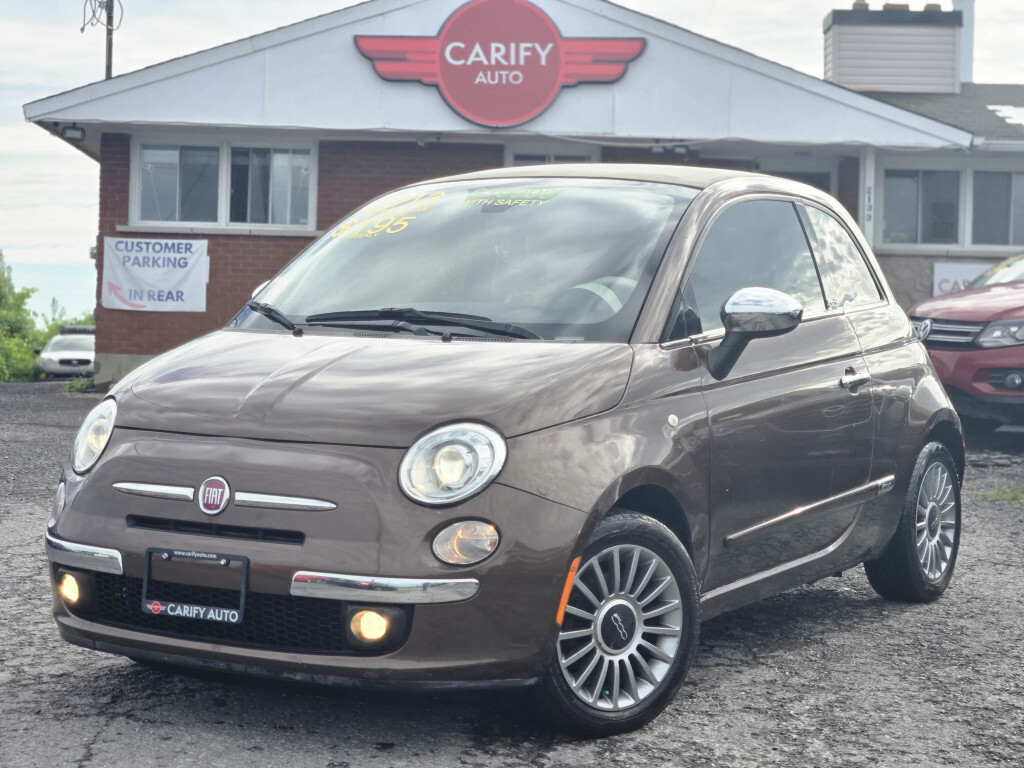 2013 Fiat 500 Lounge 2dr Hatchback Manual WITH SAFETY