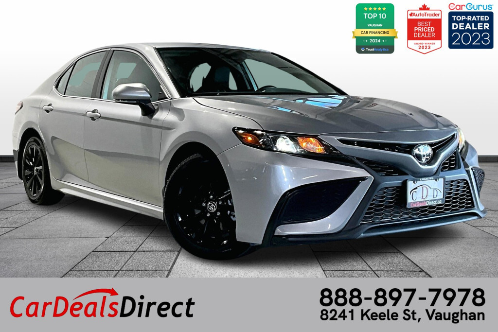 2022 Toyota Camry SE/ Leather/Back Up Cam/Heated Seats/NAVI/