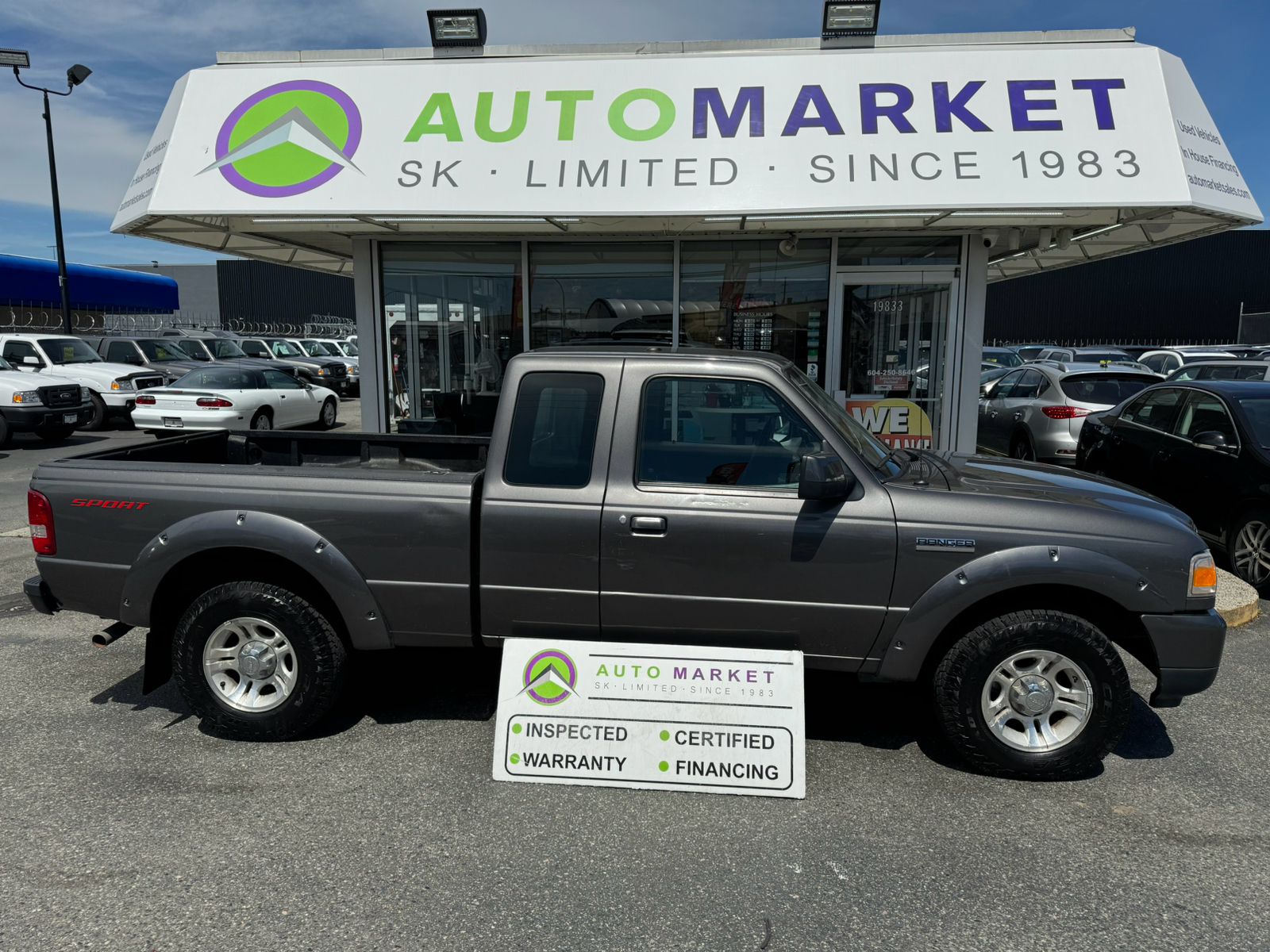2011 Ford Ranger Sport SuperCab 2WD LOW KM'S! INSPECTED W/BCAA MBRS