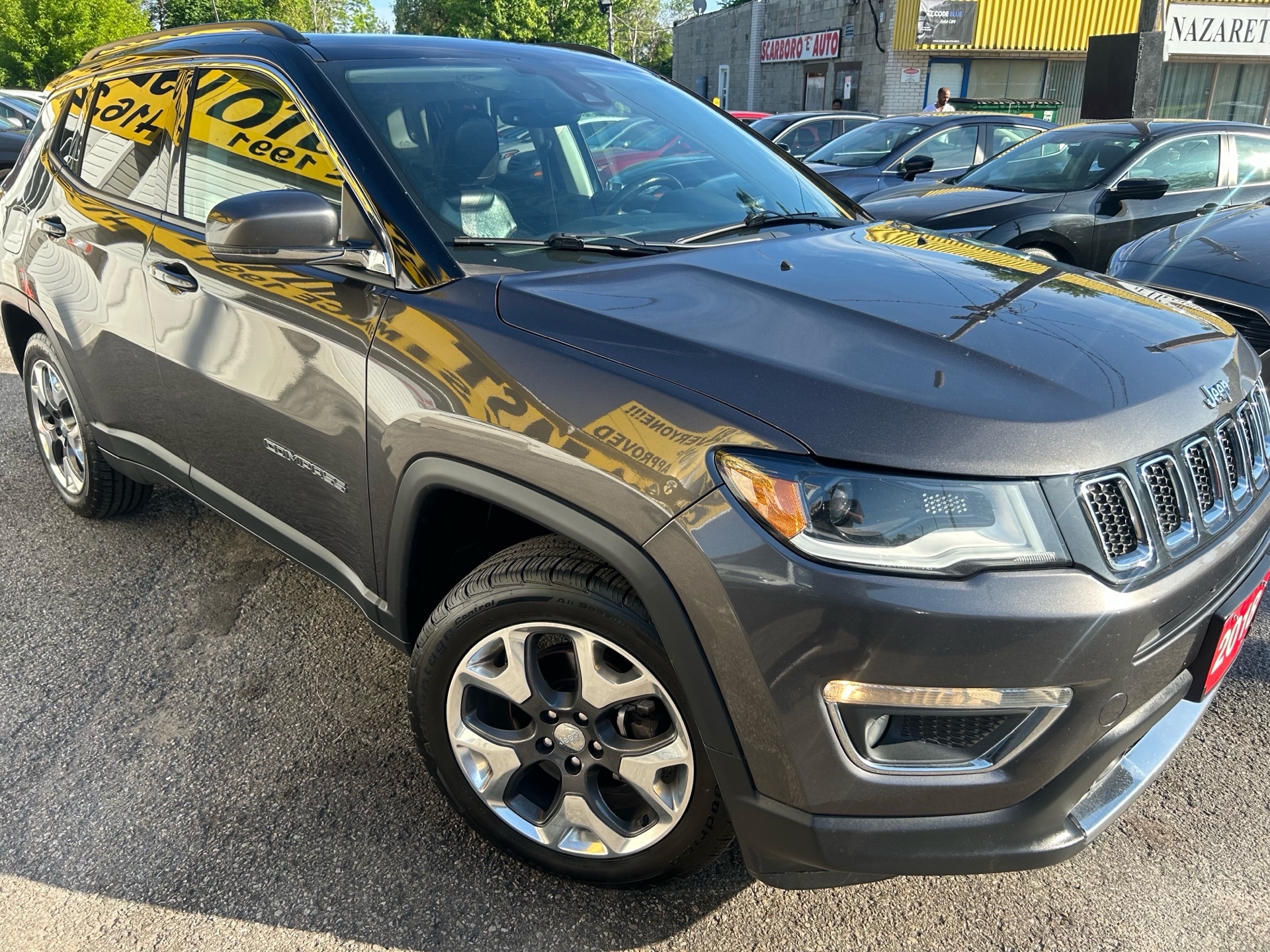 2018 Jeep Compass Limited/4WD/NAVI/CAMERA/LEATHER/ROOF/LOADED/ALLOYS
