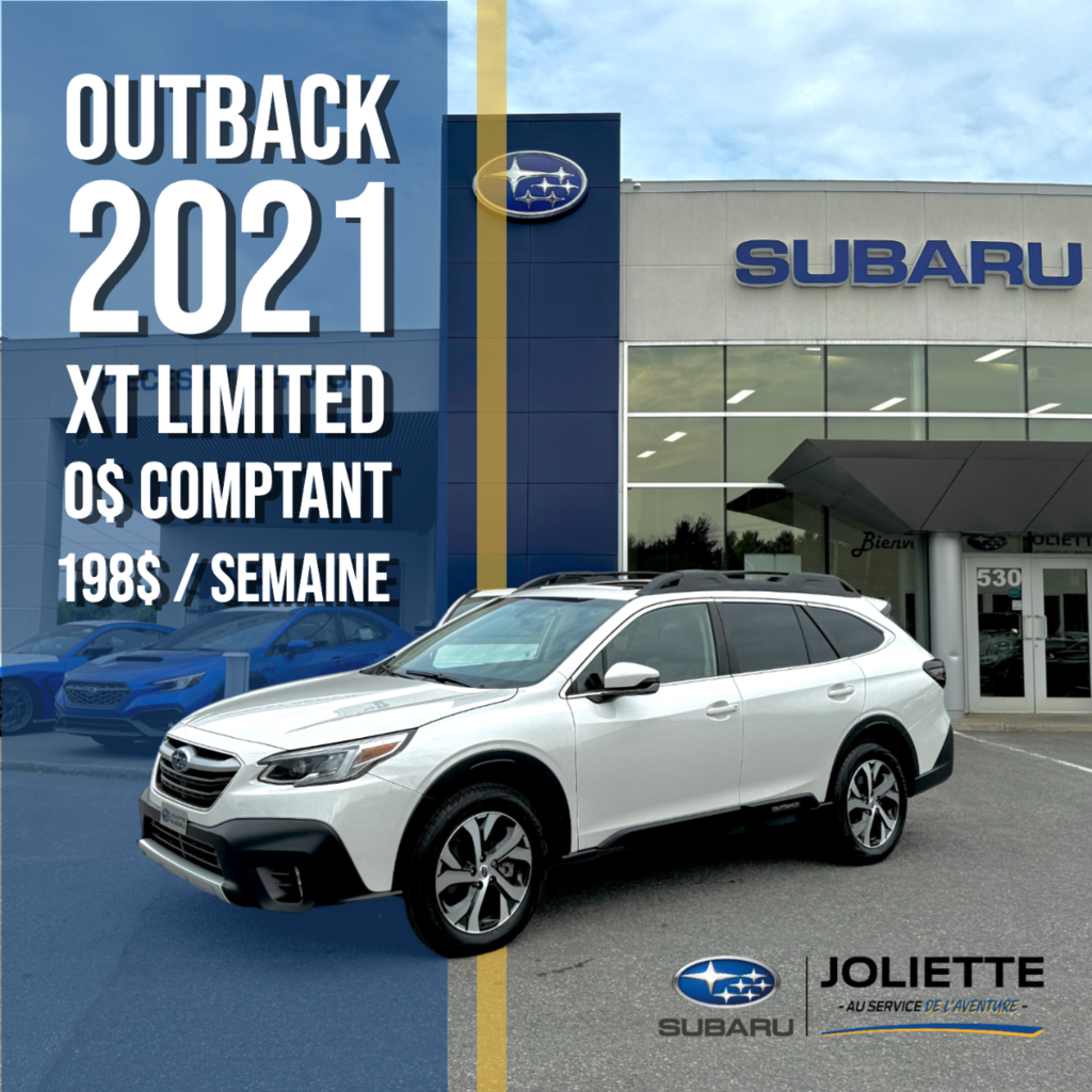 2021 Subaru Outback Limited XT TAUX CERTIFIÉS A PARTIR DE 3.99% + TURB