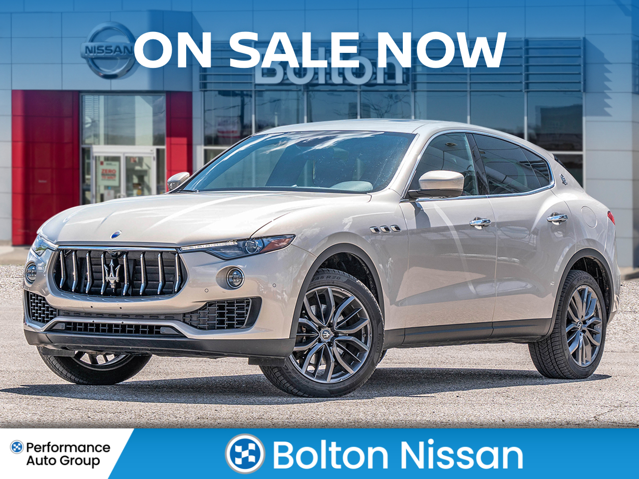 2017 Maserati Levante 3.0L*CLEAN CARFAX*ONE OWNER*BLIND SPOT*PANO ROOF**