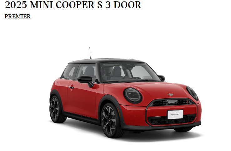 2025 MINI Cooper Hardtop INCOMING- NEW 3 DOOR S/Premier/Classic