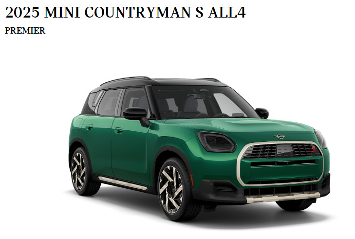 2025 MINI Countryman NEW COUNTRYMAN S!- Premier/Favoured Style
