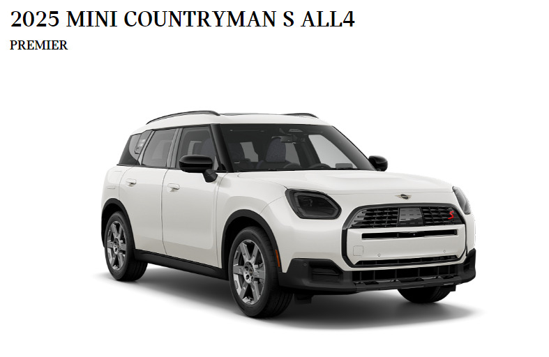 2025 MINI Countryman NEW COUNTRYMAN S!- Premier/Classic Style