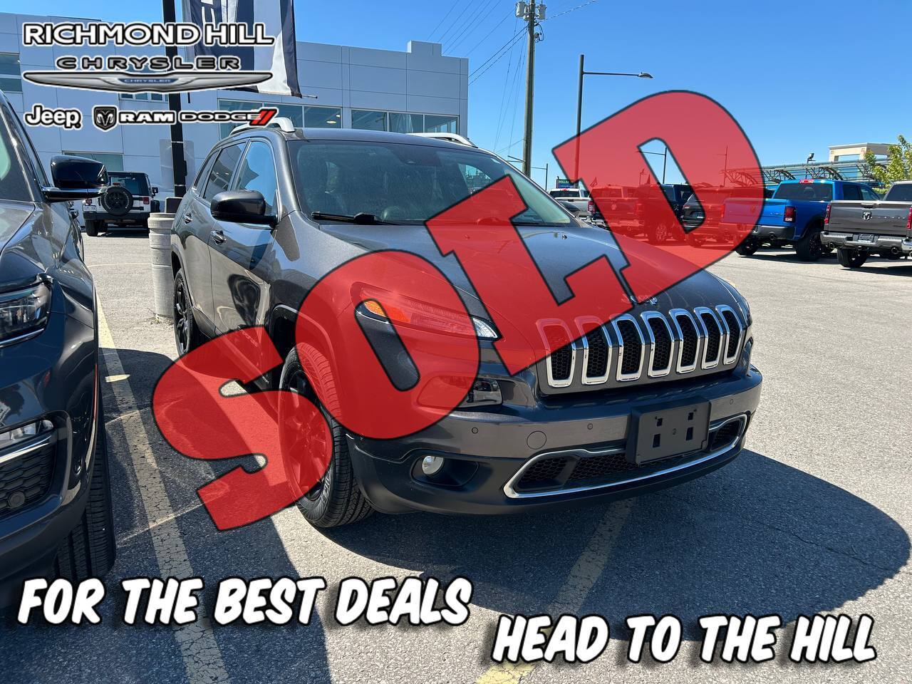 2015 Jeep Cherokee Limited V6*Fully Loaded*Pano.roof*Tow Pkg* 