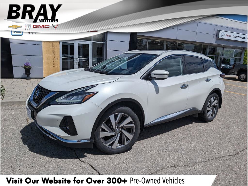 2019 Nissan Murano SL AWD, NAV, HEATED LEATHER, ROOF, BOSE, 1-OWNER!