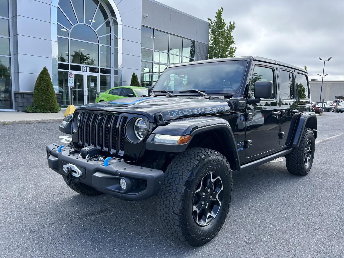 2021 Jeep Wrangler 4xe Unlimited Rubicon 4x4 HYBRIDE CUIR GPS 2 TOITS