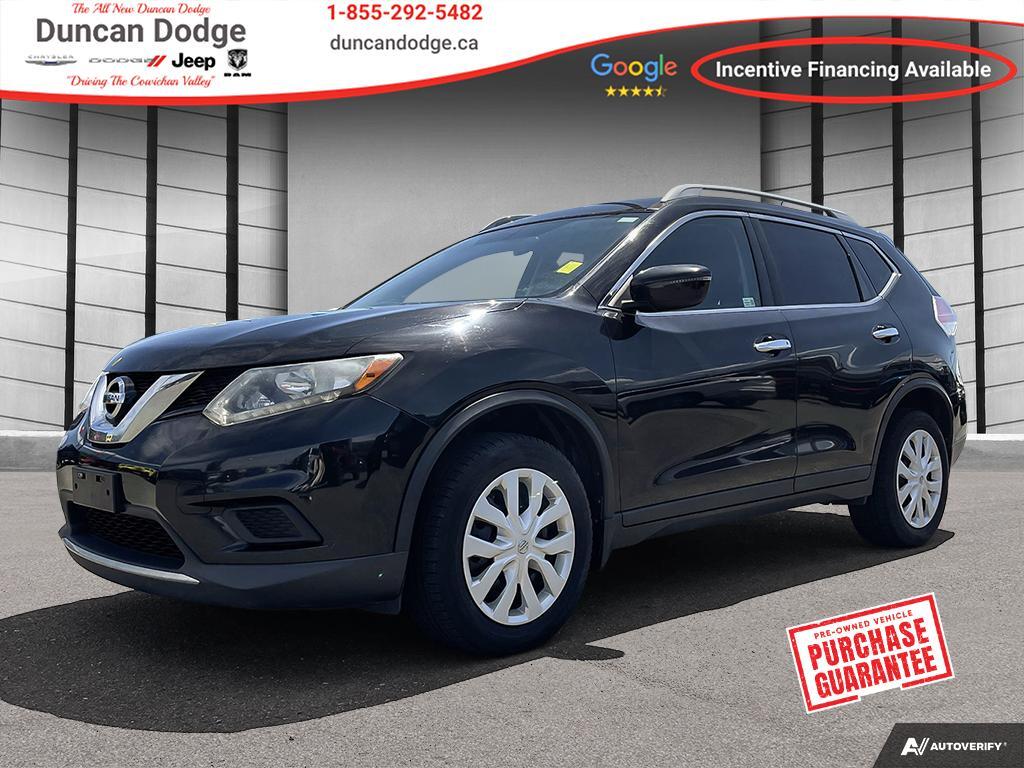 2016 Nissan Rogue No Accidents, Low KM, Bluetooth, A/C, Back-Up Cam.