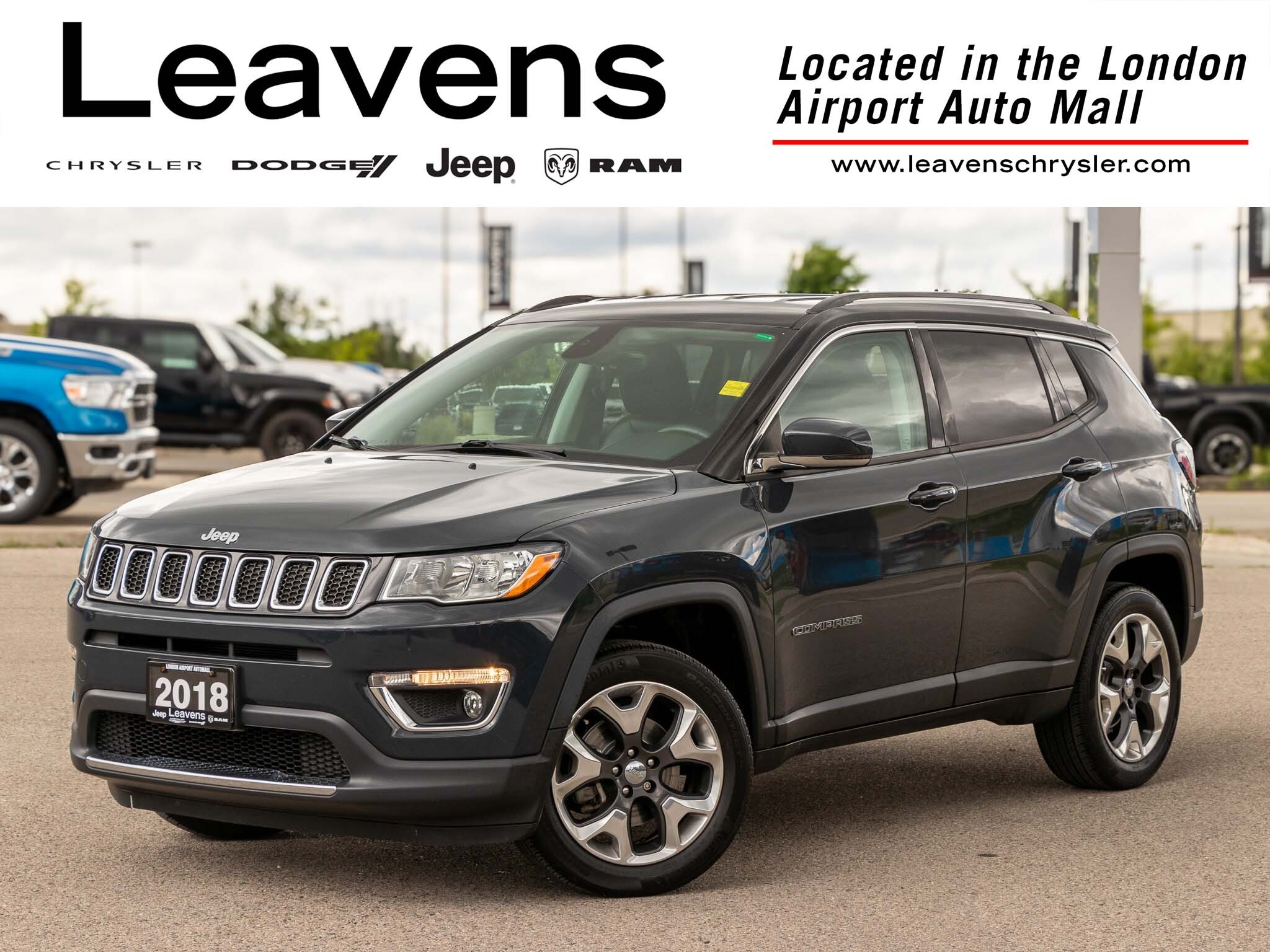 2018 Jeep Compass Limited Leather | 4WD | Back-up Cam | Heated Seats