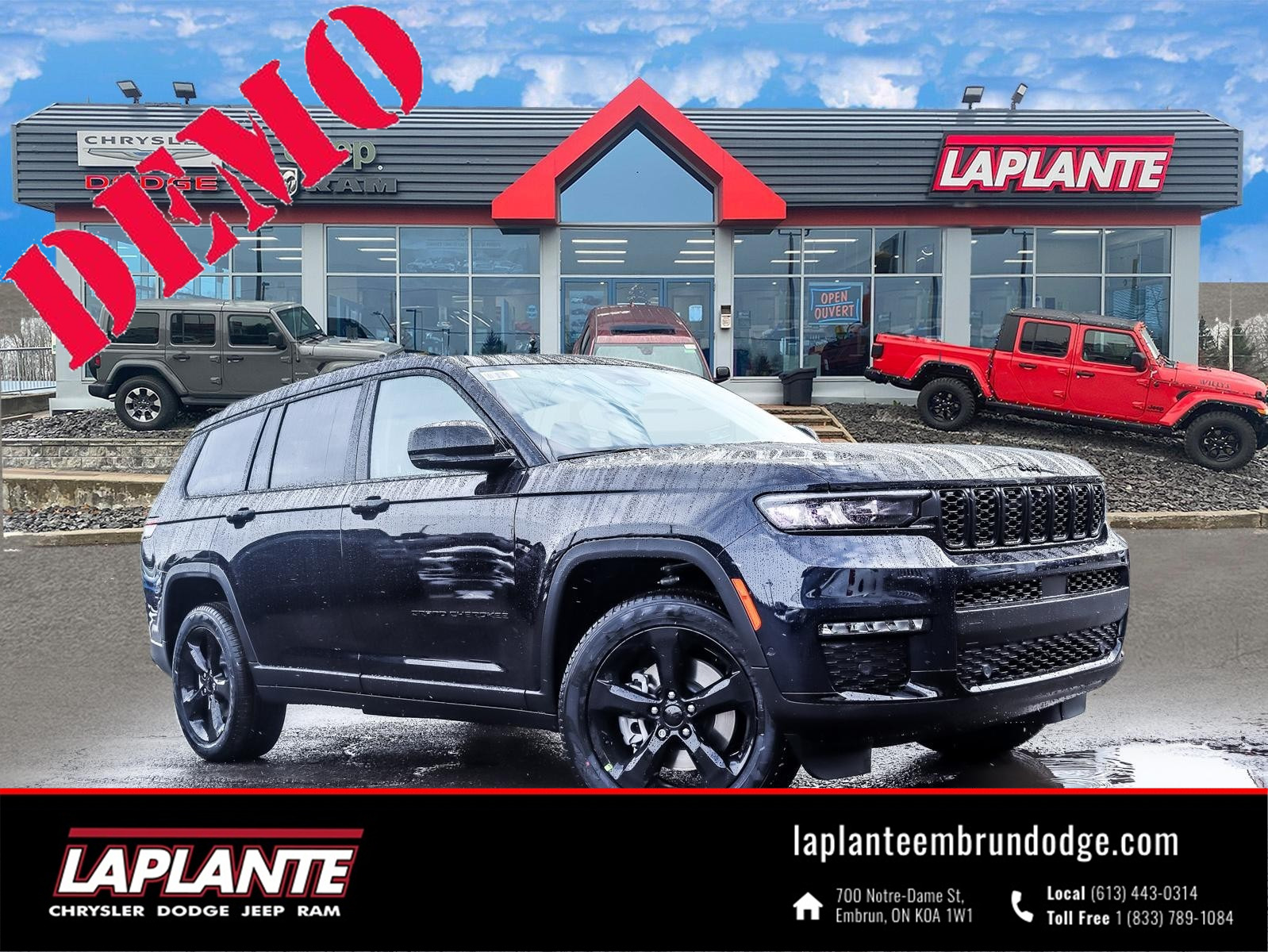 2024 Jeep Grand Cherokee L Limited Black Appearance Pkg & Panoramic Sunroof