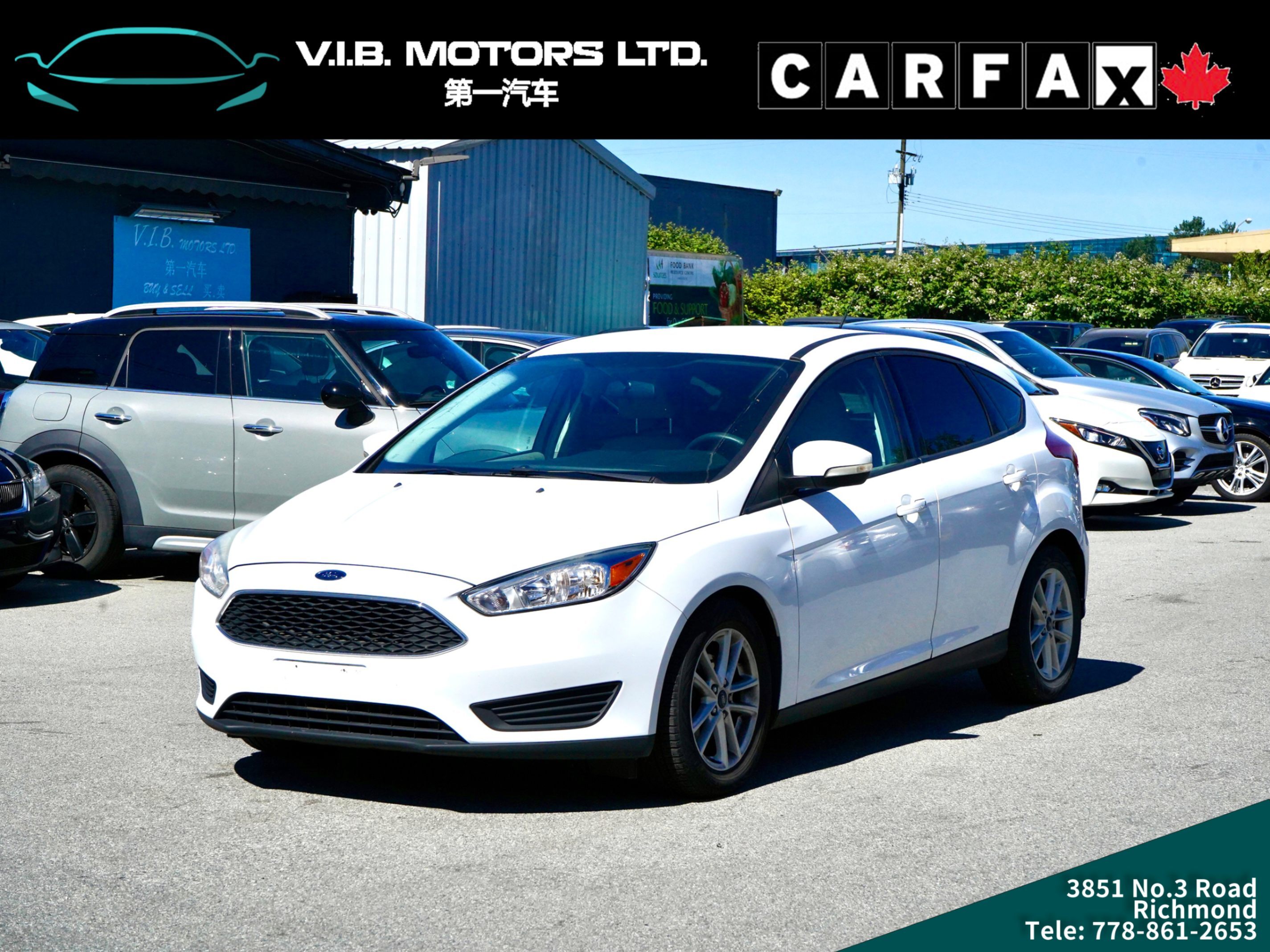 2017 Ford Focus 5dr HB SE/ BC LOCAL/ 0 ACCIDENT/ CLEAN CARFAX/