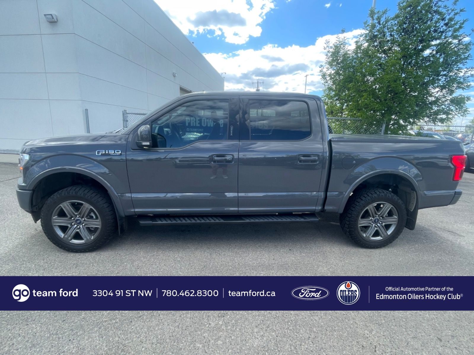 2020 Ford F-150 2.7L ECOBOOST ENG, LARIAT, TWIN MOONROOF, TRAILER 