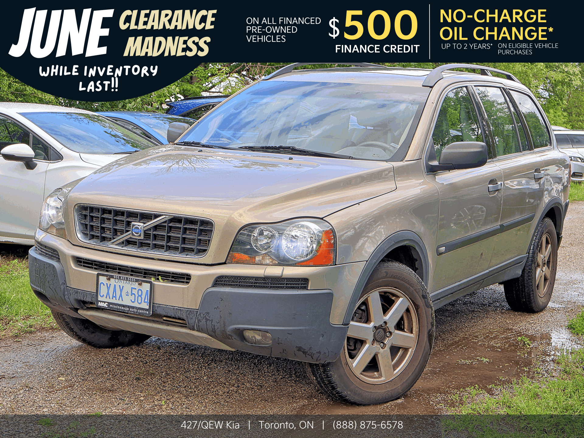 2004 Volvo XC90 2.5T A SR AS TRADED