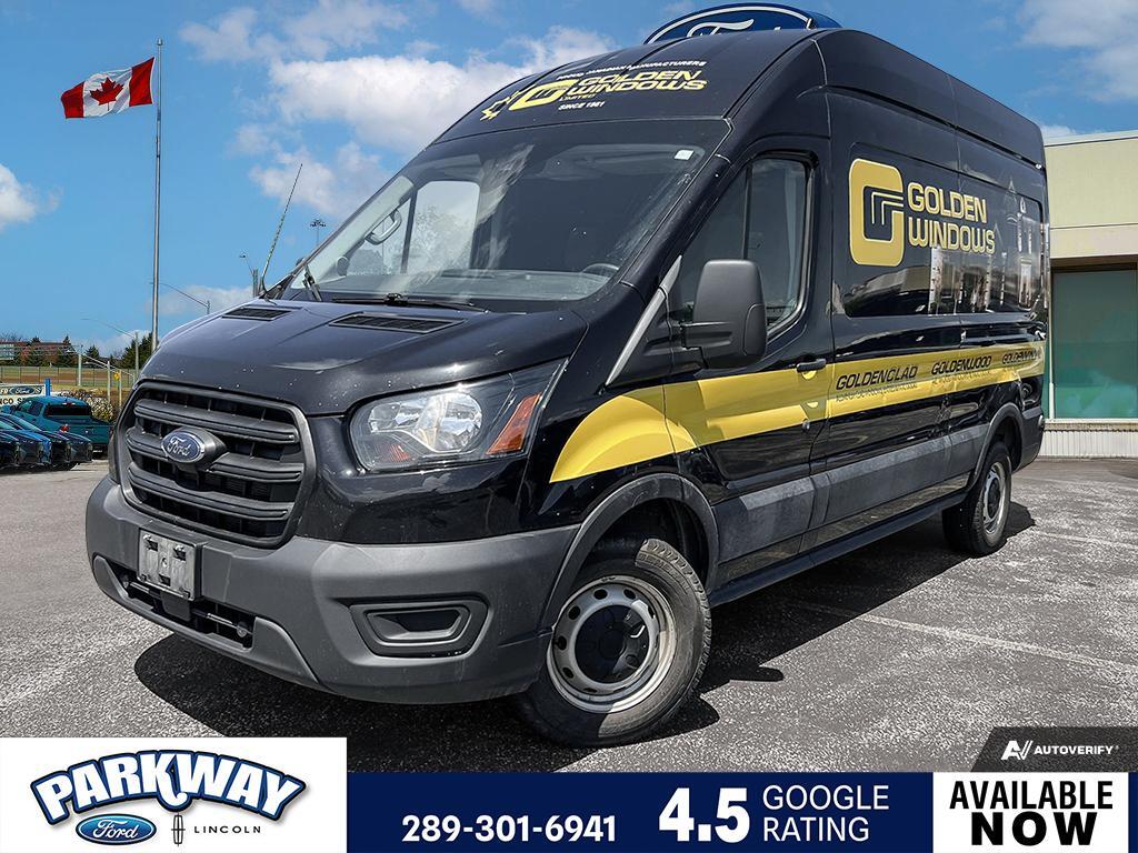2020 Ford Transit Cargo Van MIDROOF | ONE OWNER | PARTITION