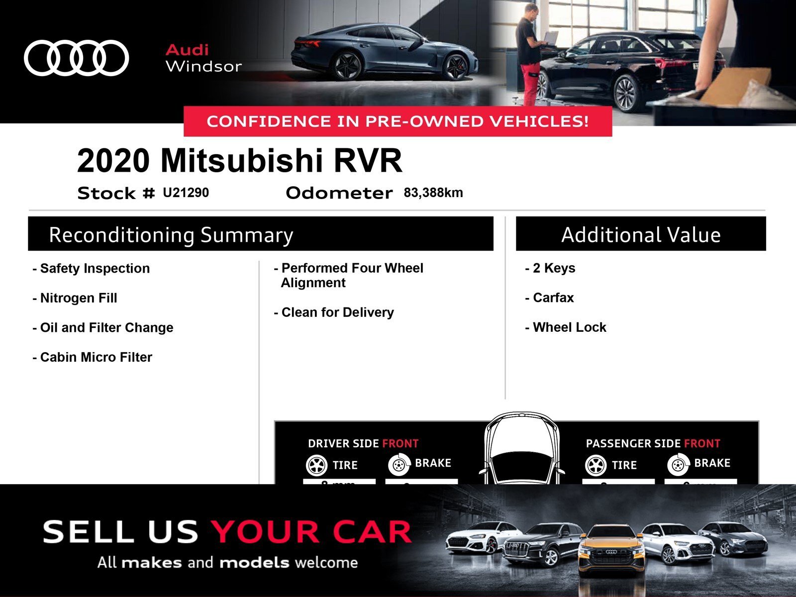 2020 Mitsubishi RVR 