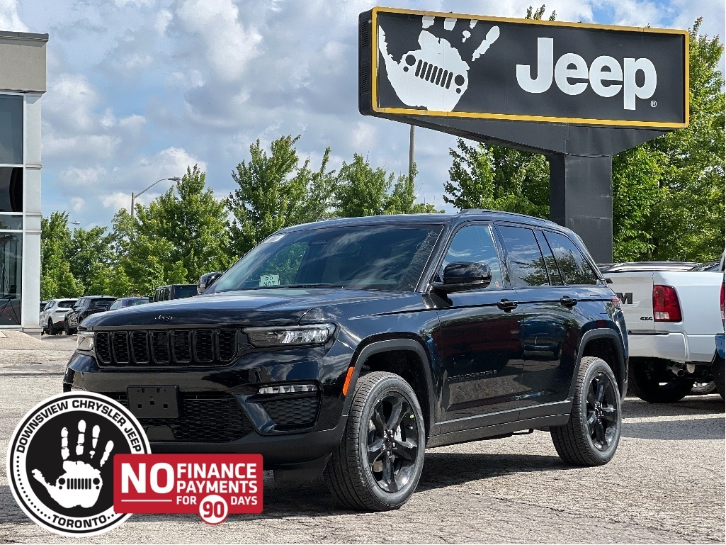 2024 Jeep Grand Cherokee Limited w/Panoramic Sunroof, Black Appearance