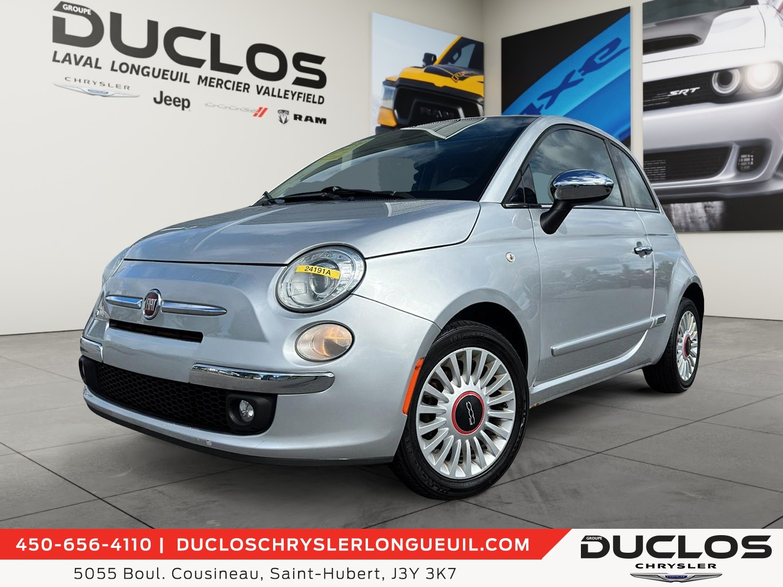 2013 Fiat 500 LOUNGE * CUIR * TOIT OUVRANT * BLUETOOTH