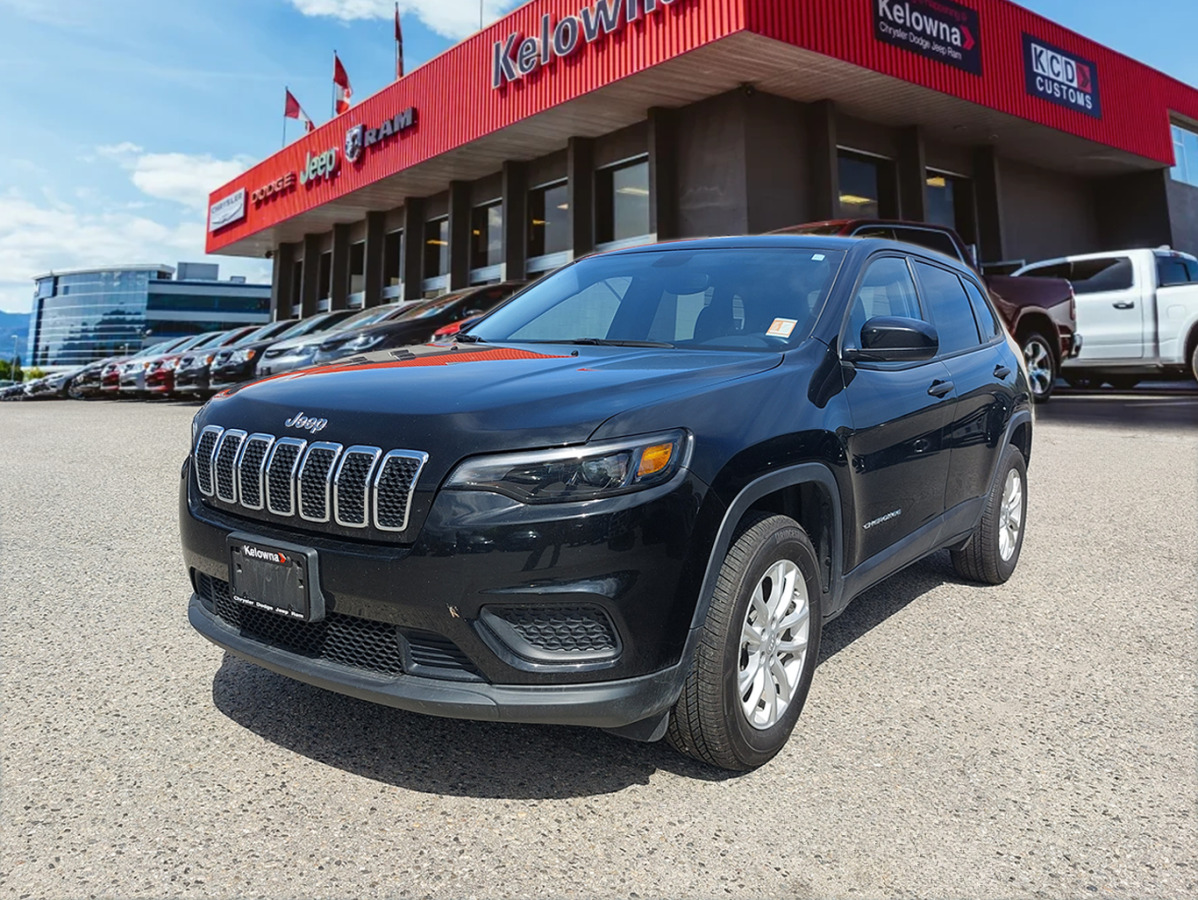 2022 Jeep Cherokee Sport 4X4 BACK UP CAM!! APPLECAR PLAY!! LOW KMS!!!