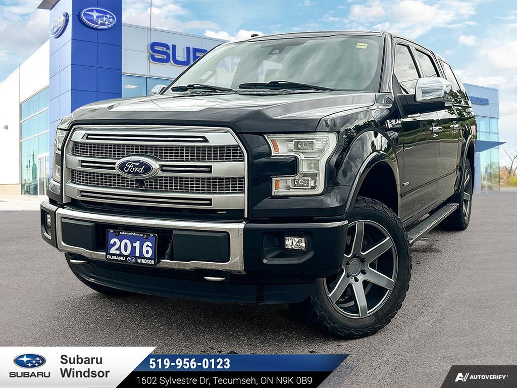 2016 Ford F-150 4WD SUPECREW | PLATINUM | GREAT DEAL | LOCAL TRADE