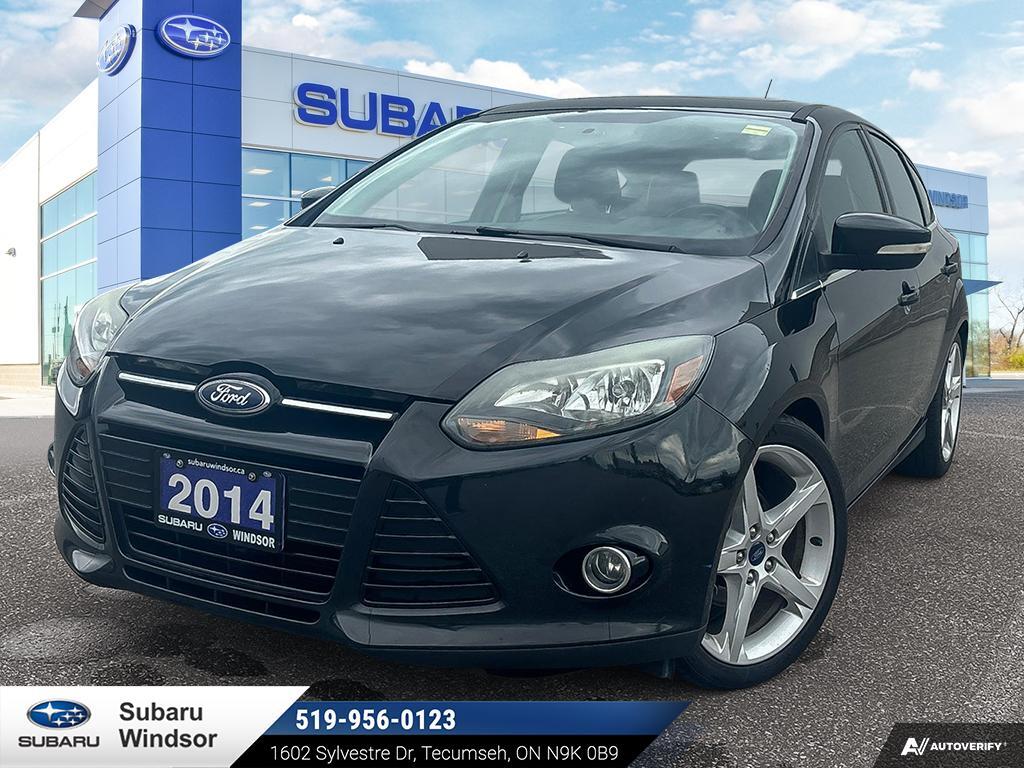 2014 Ford Focus 1 OWNER HB TITANIUM | LOW KM's | DLR MNTND | WOWWY