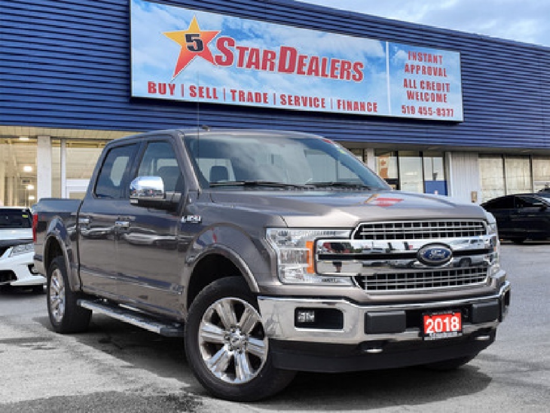 2018 Ford F-150 NAV LEATHER H-SEATS LOADED! WE FINANCE ALL CREDIT!