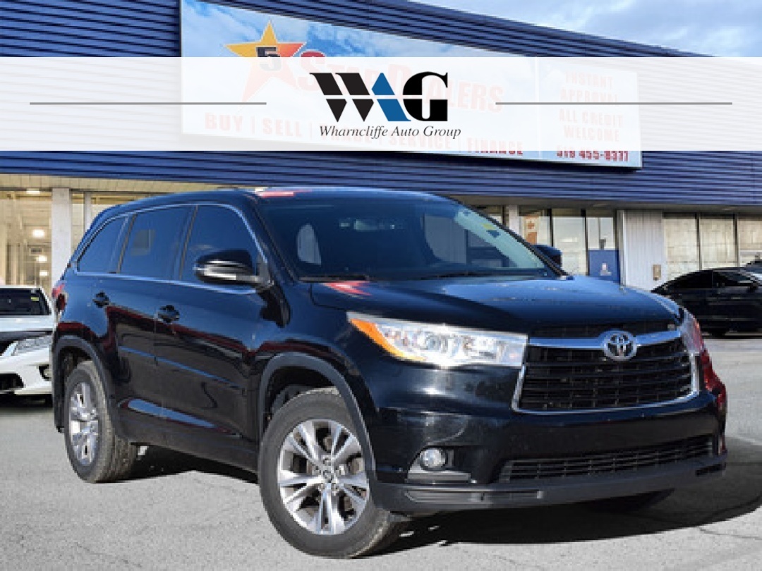 2016 Toyota Highlander AWD LEATHER H-SEATS LOADED! WE FINANCE ALL CREDIT!