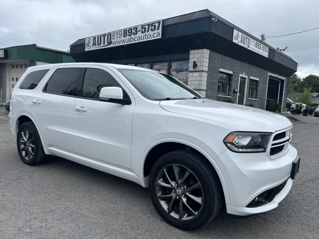 2018 Dodge Durango GT AWD Low Kms 7 Psgrs Leather Sunroof Camera 