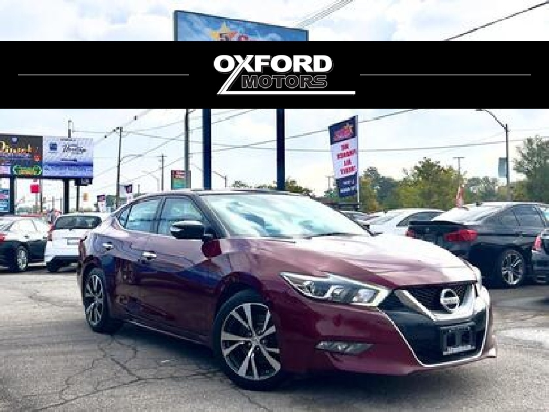 2017 Nissan Maxima NAV LEATHER PANO ROOF MINT! WE FINANCE ALL CREDIT!