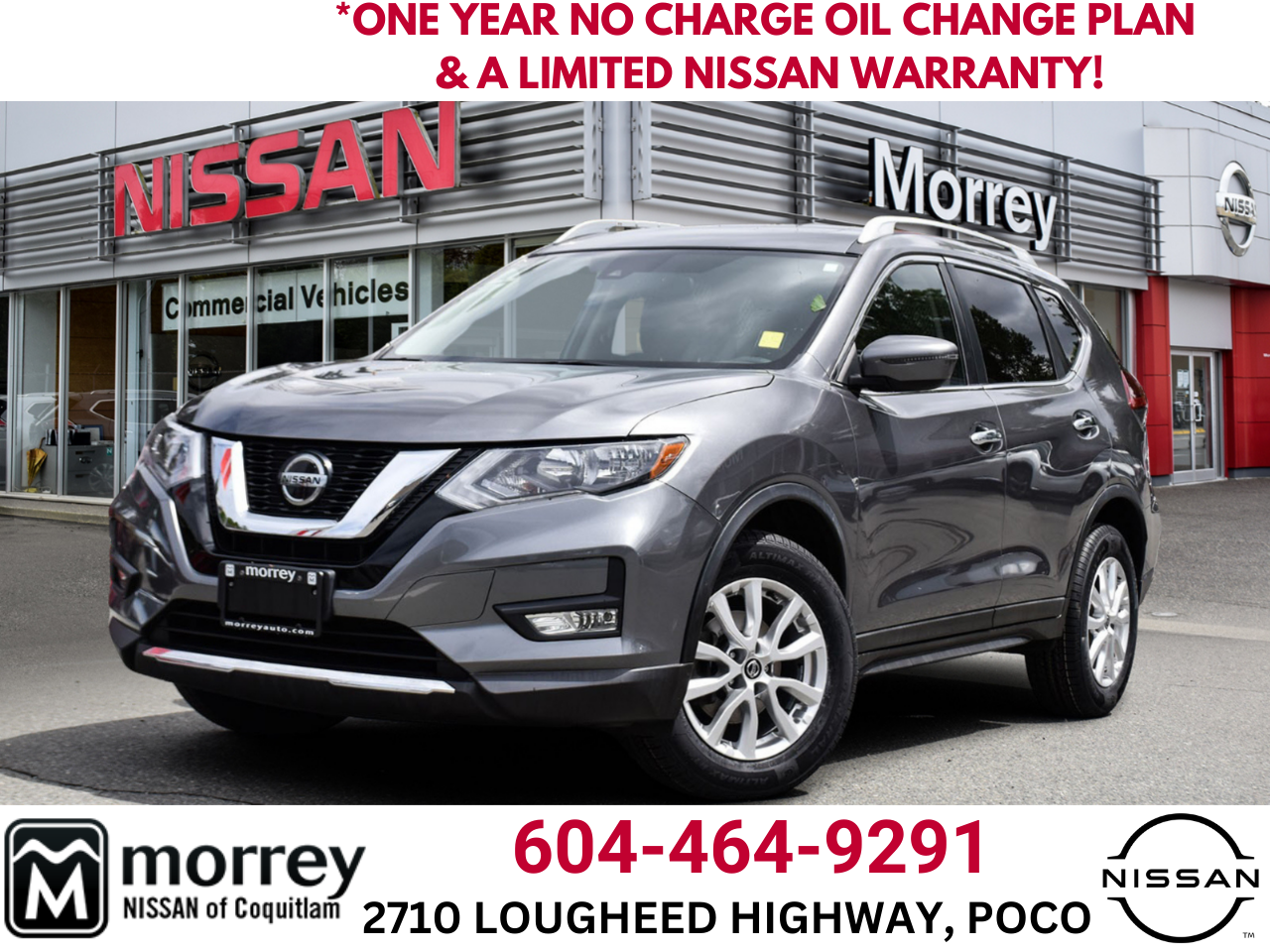 2020 Nissan Rogue SV AWD MOONROOF-CERTIFIED PRE-OWNED--BC VEHICLE 