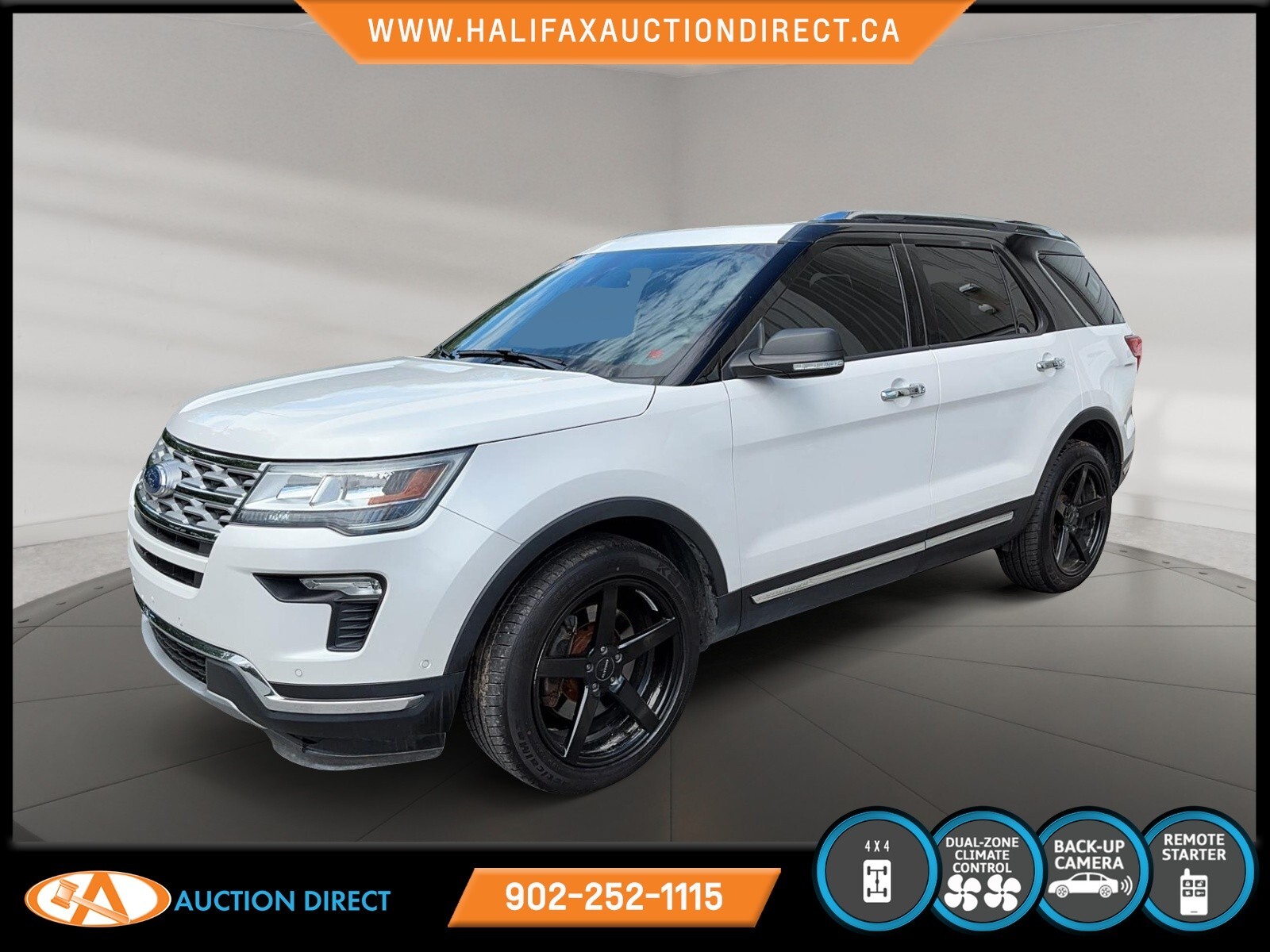 2018 Ford Explorer Limited LIMITED TRIM 4WD (FOUR WHEEL DRIVE) 3 RD. 