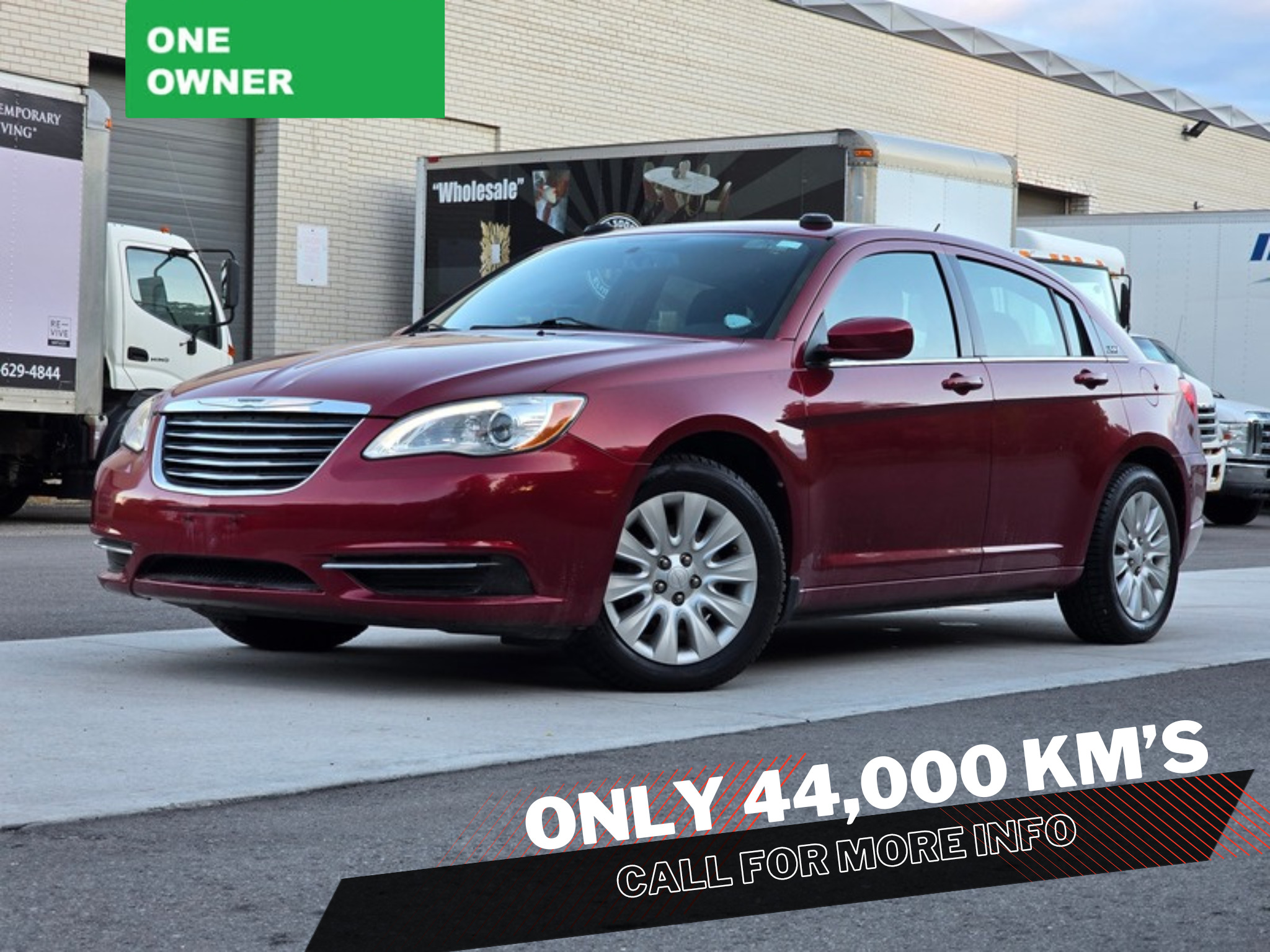 2012 Chrysler 200 ONE owner *44,000 Km's* from the Fire Department