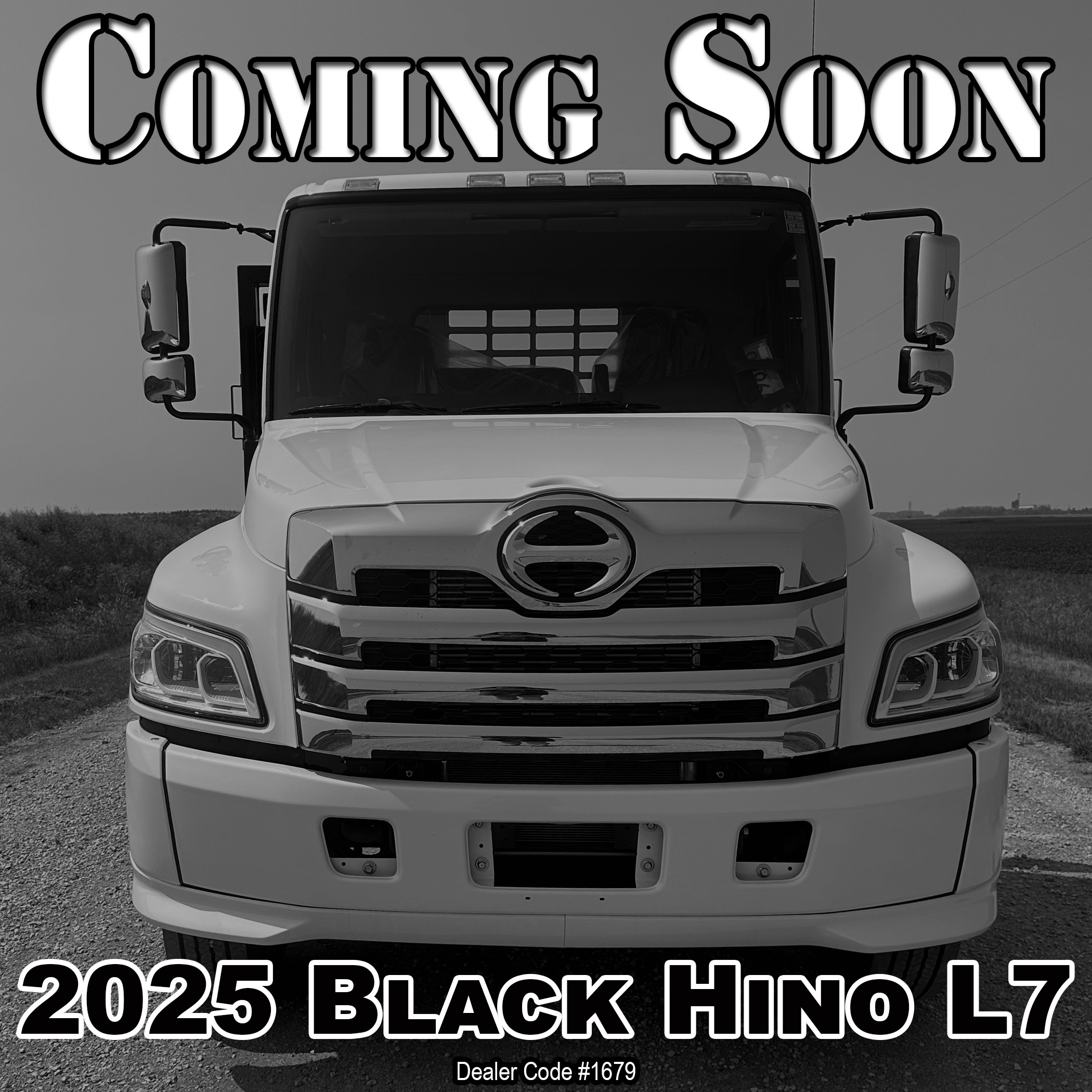 2025 Hino L7 Black Hino L7 Coming Soon!!