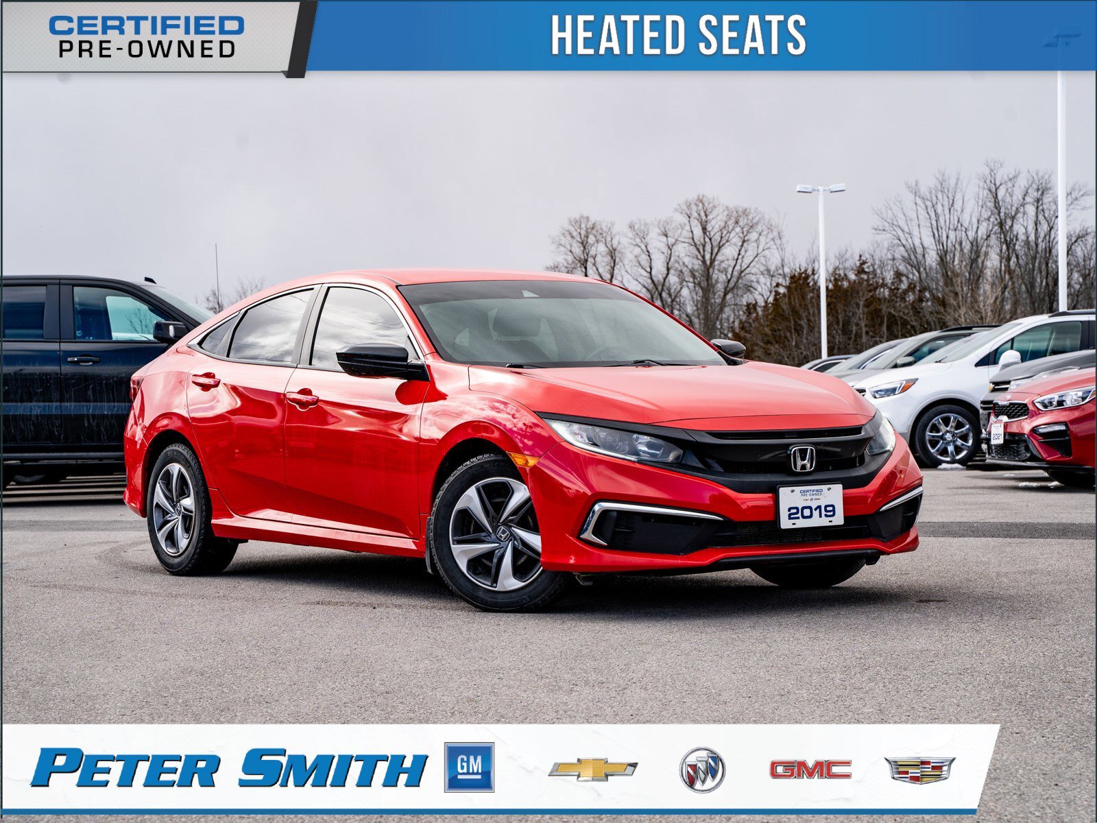 2019 Honda Civic Sedan LX - 2.0L I-4 DOHC i-VTEC | Heated Front Seats | A