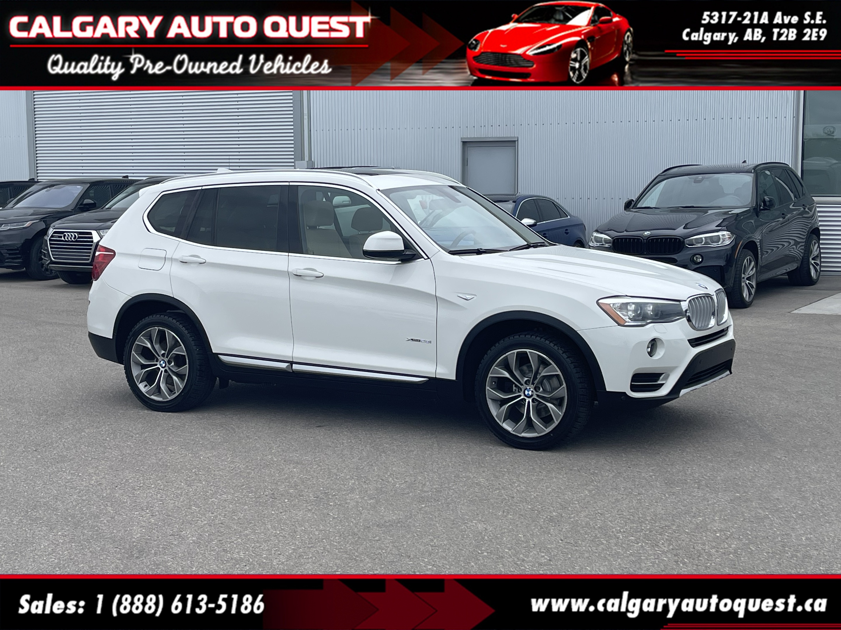 2015 BMW X3 AWD 4dr xDrive28i BACK UP CAMERA/LEATHER/ROOF