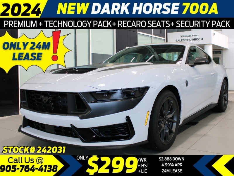 2024 Ford Mustang Dark Horse Premium - TECHNOLOGY PACKAGE  RECARO SE