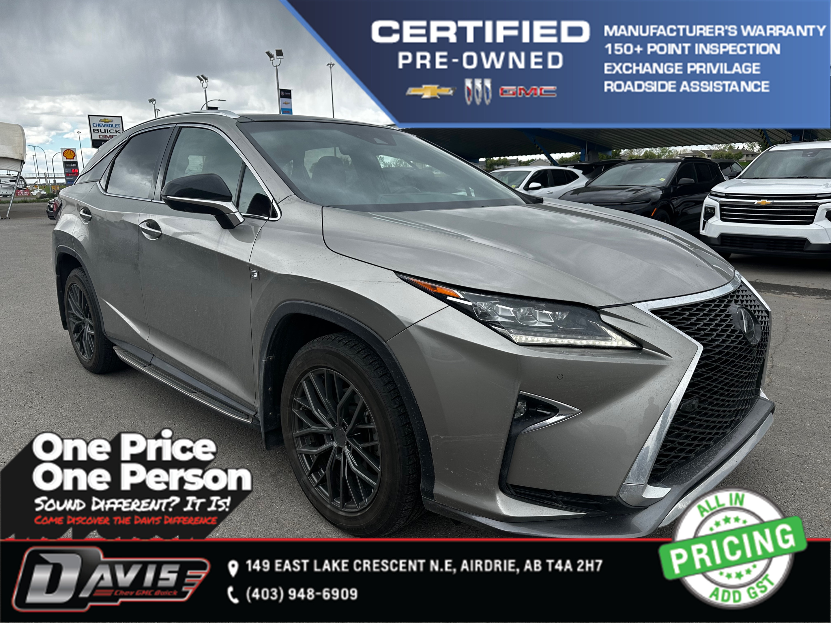 2018 Lexus RX 350 F SPORT | PANORAMIC ROOF | LOW MILEAGE | ONE OWNER