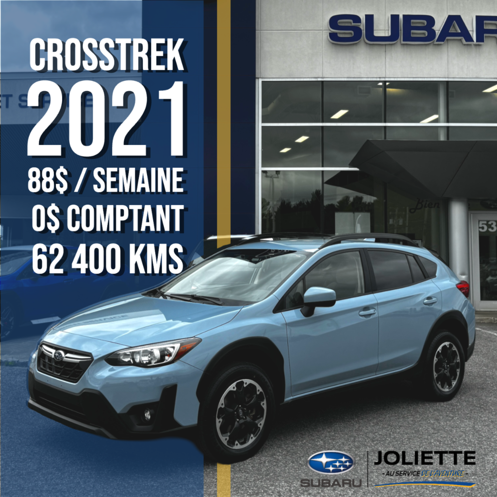 2021 Subaru Crosstrek Touring TAUX CERTIFIÉS A PARTIR DE 3.99%