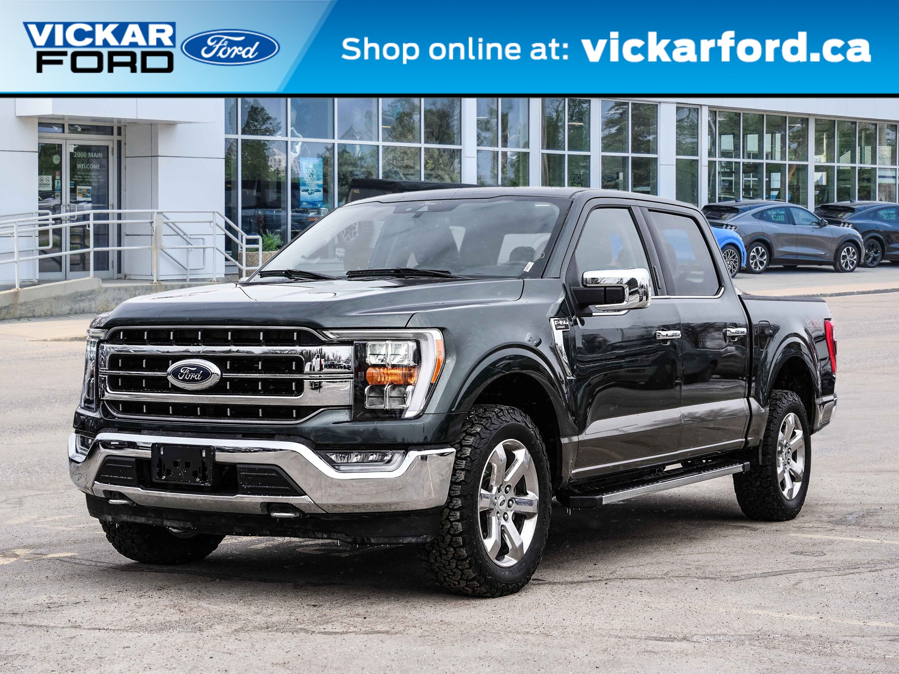 2021 Ford F-150 LARIAT 4WD 501A Crew Economical 2.7L Ecoboost