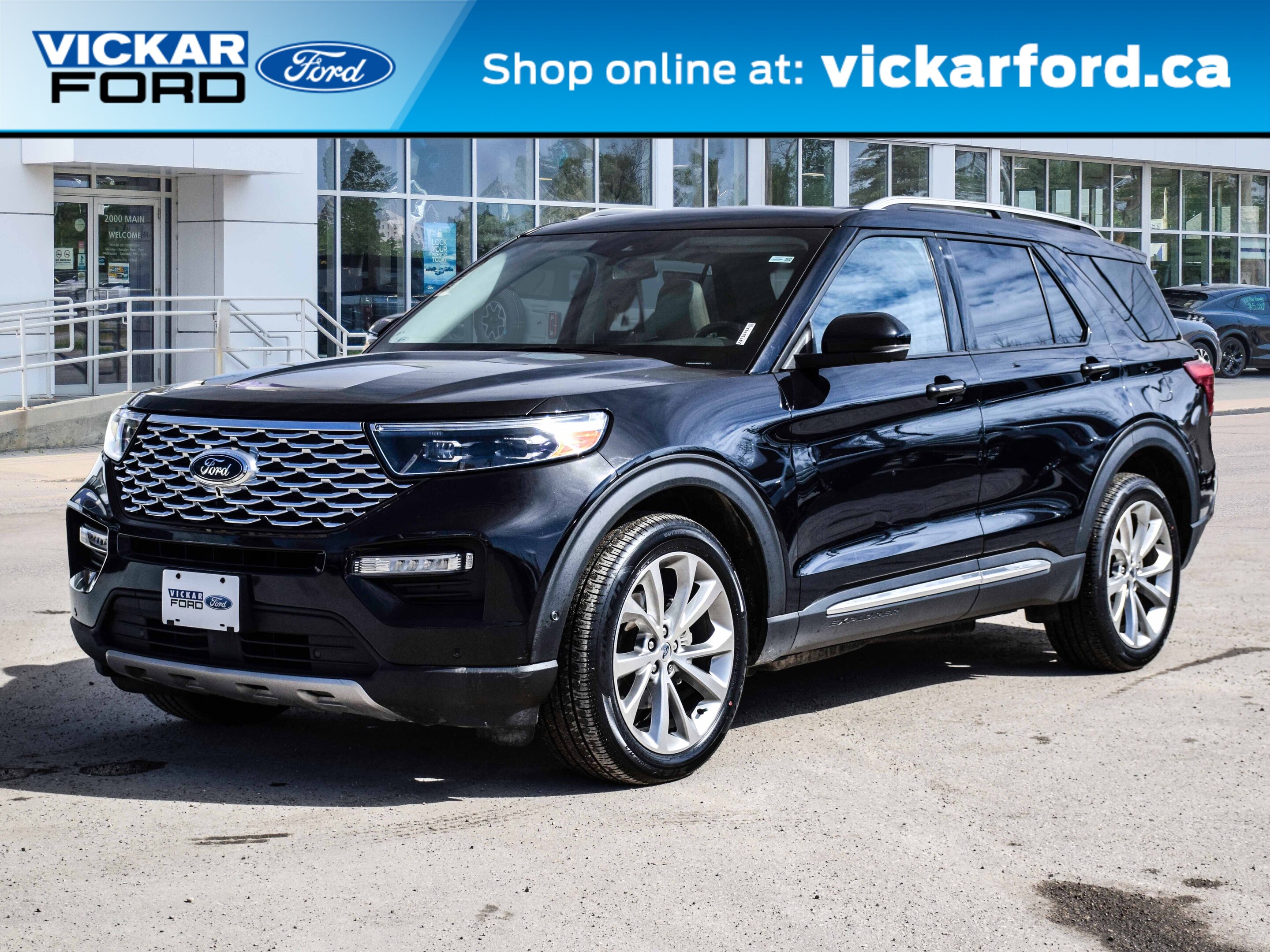 2021 Ford Explorer Platinum 4WD Powerful 3.0L Ecoboost All the Luxury