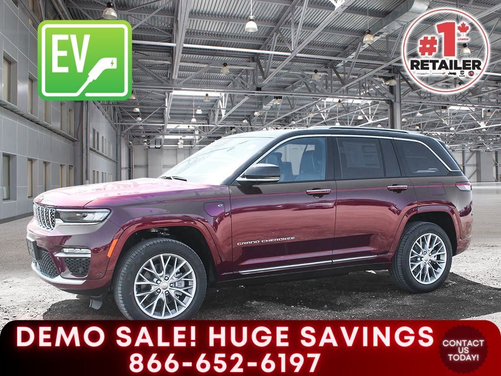 2023 Jeep Grand Cherokee 4xe Summit | Vented Leather | Panoroof | DEMO