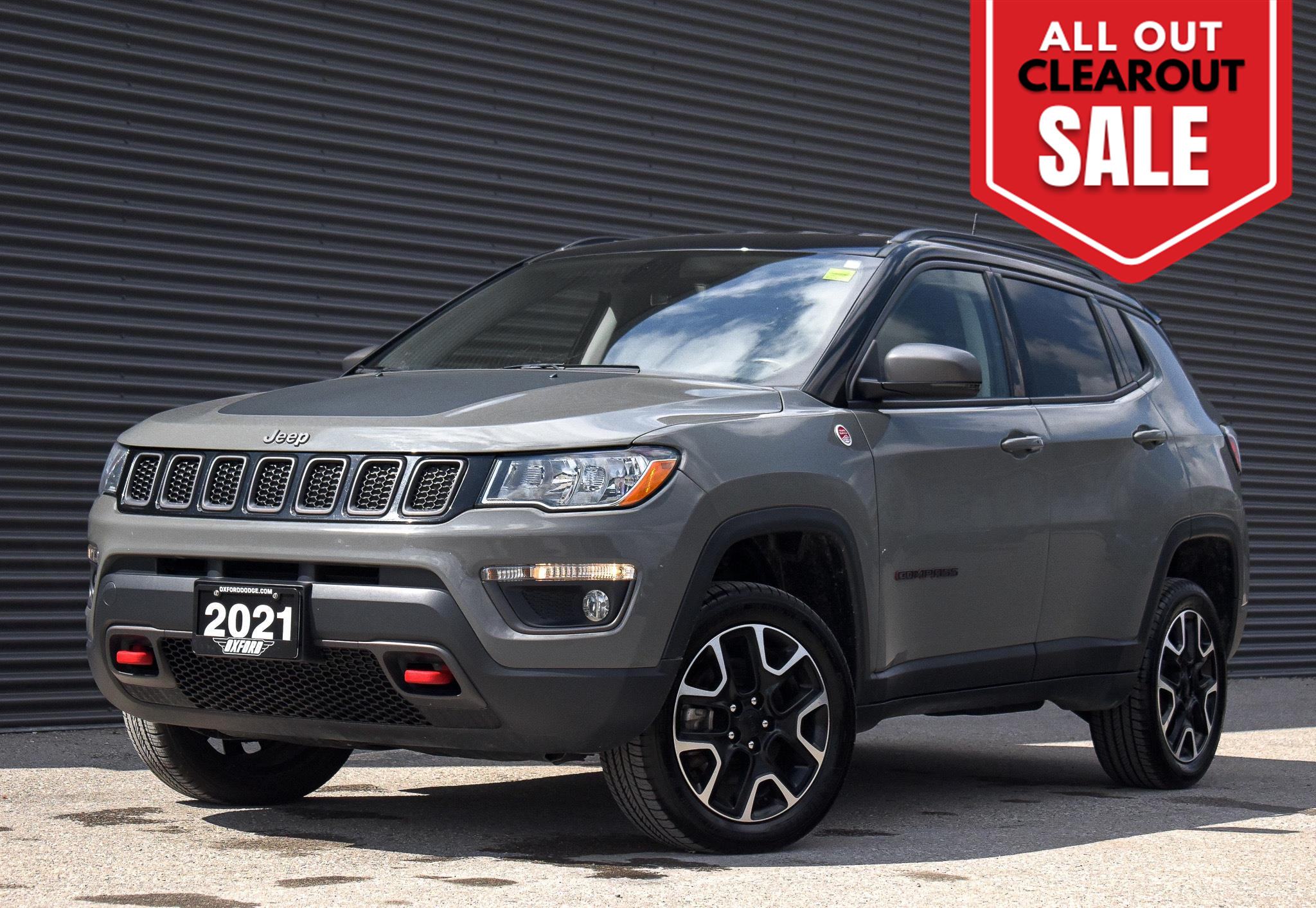 2021 Jeep Compass Trailhawk Well Maintained, Fuel Efficient, 4x4 Off