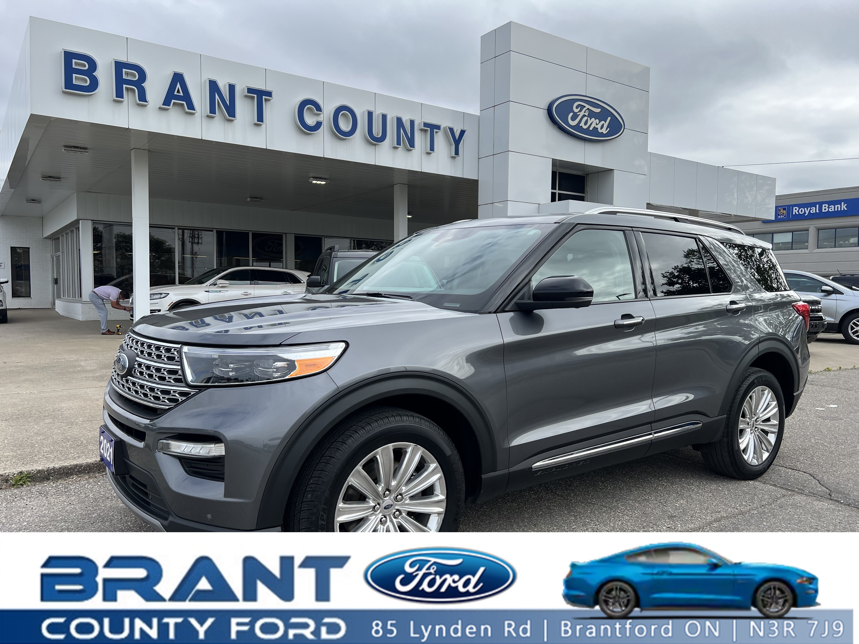 2021 Ford Explorer Limited 4WD hybrid Trailer tow Roof Navi 360cam