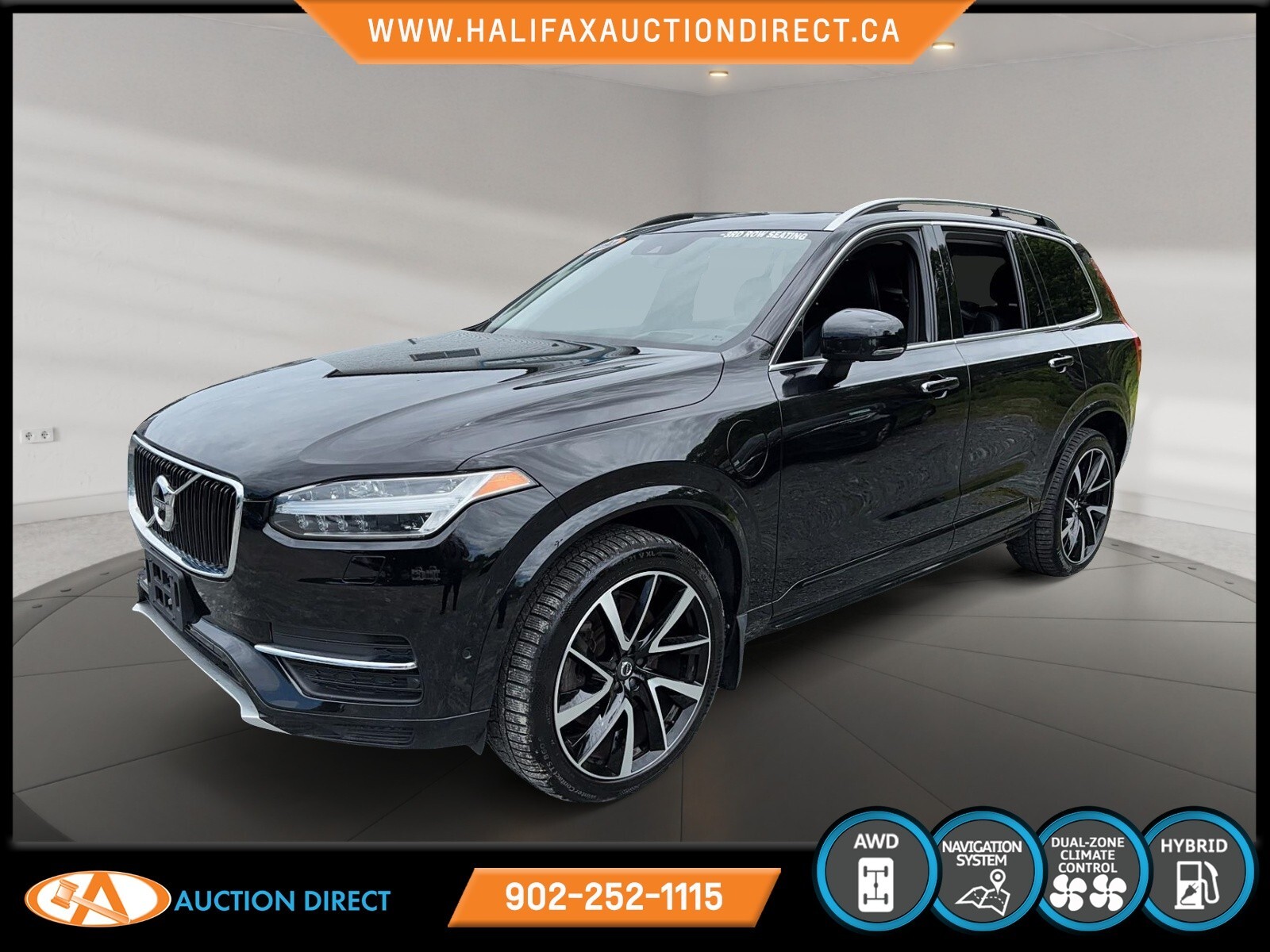 2018 Volvo XC90 Hybrid T8 Momentum 3rd. ROW SEATING! LEATHER INTERIOR, NA