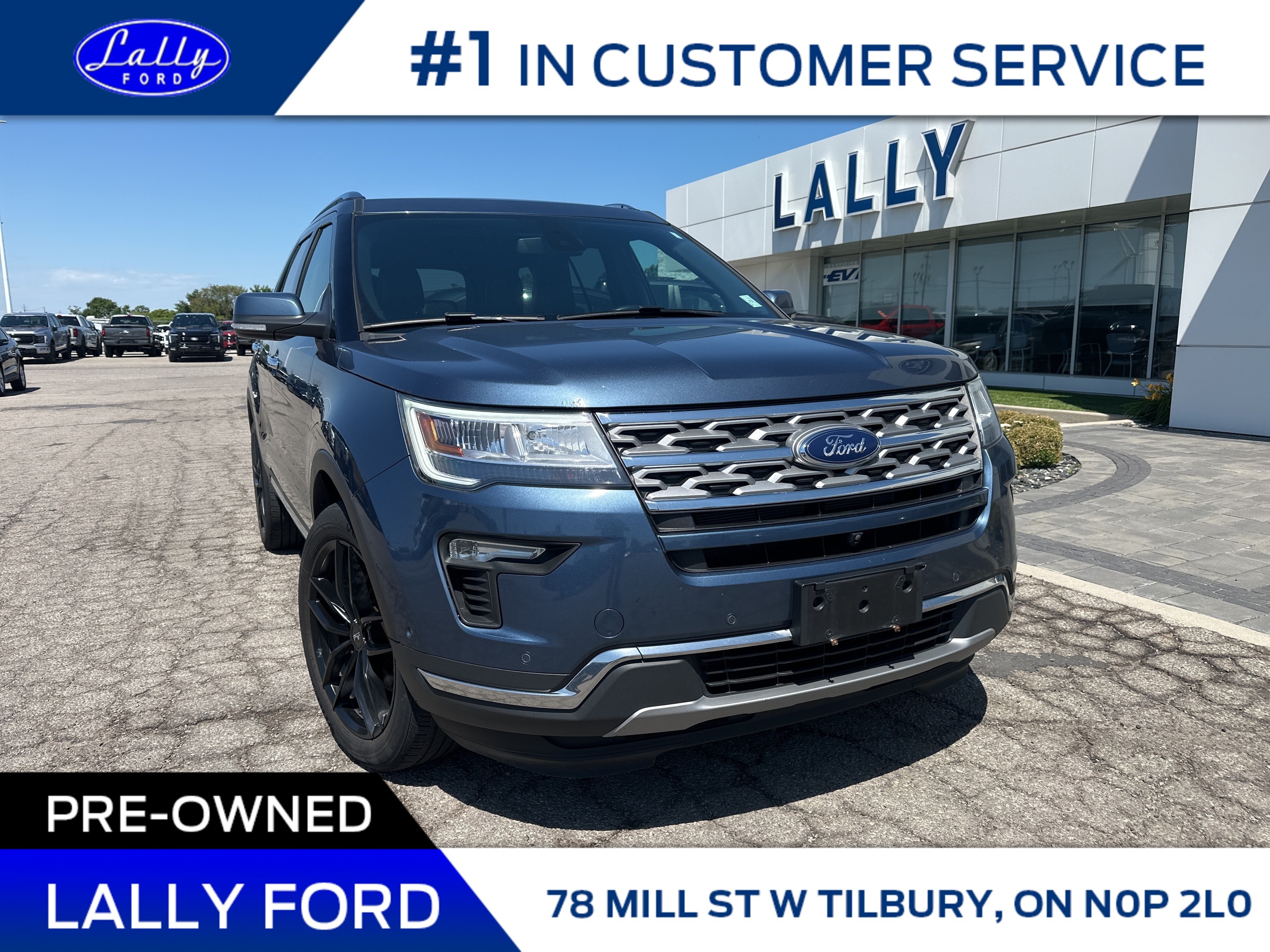 2019 Ford Explorer Limited, 4WD, Roof, Nav, Leather!