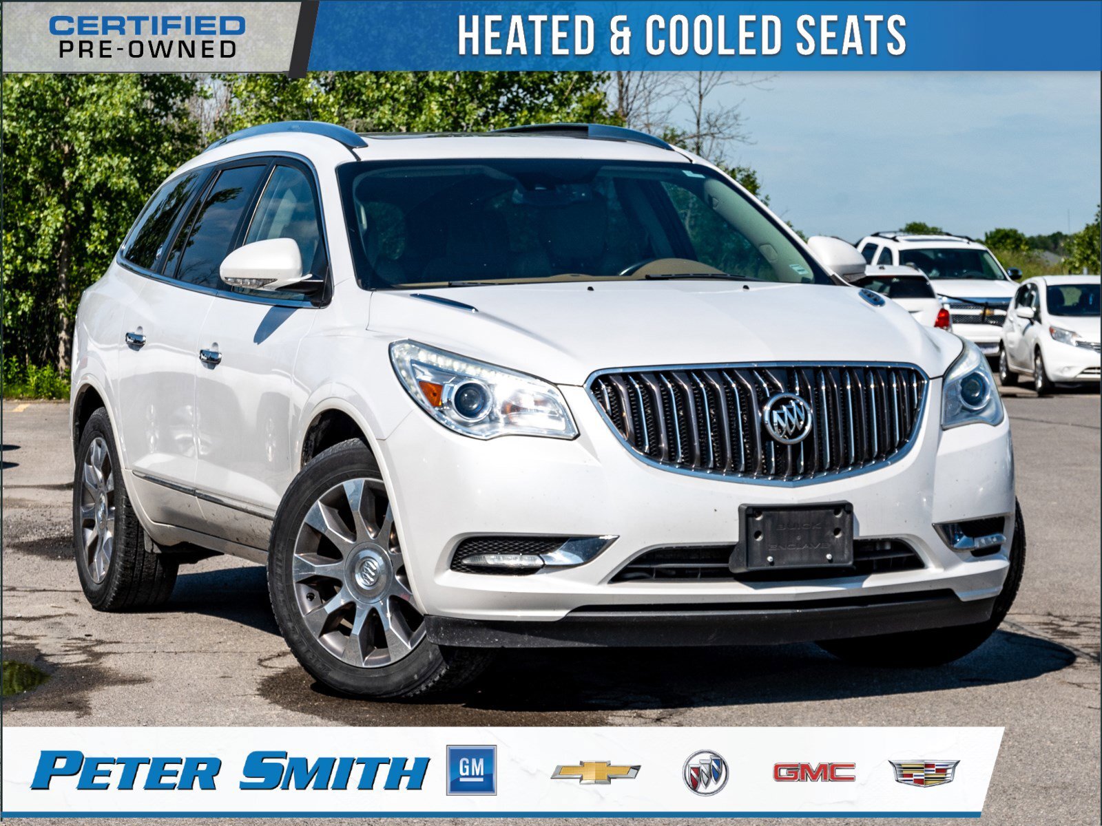2016 Buick Enclave Premium - Sun & Moonroof | Heated & Cooled Front S