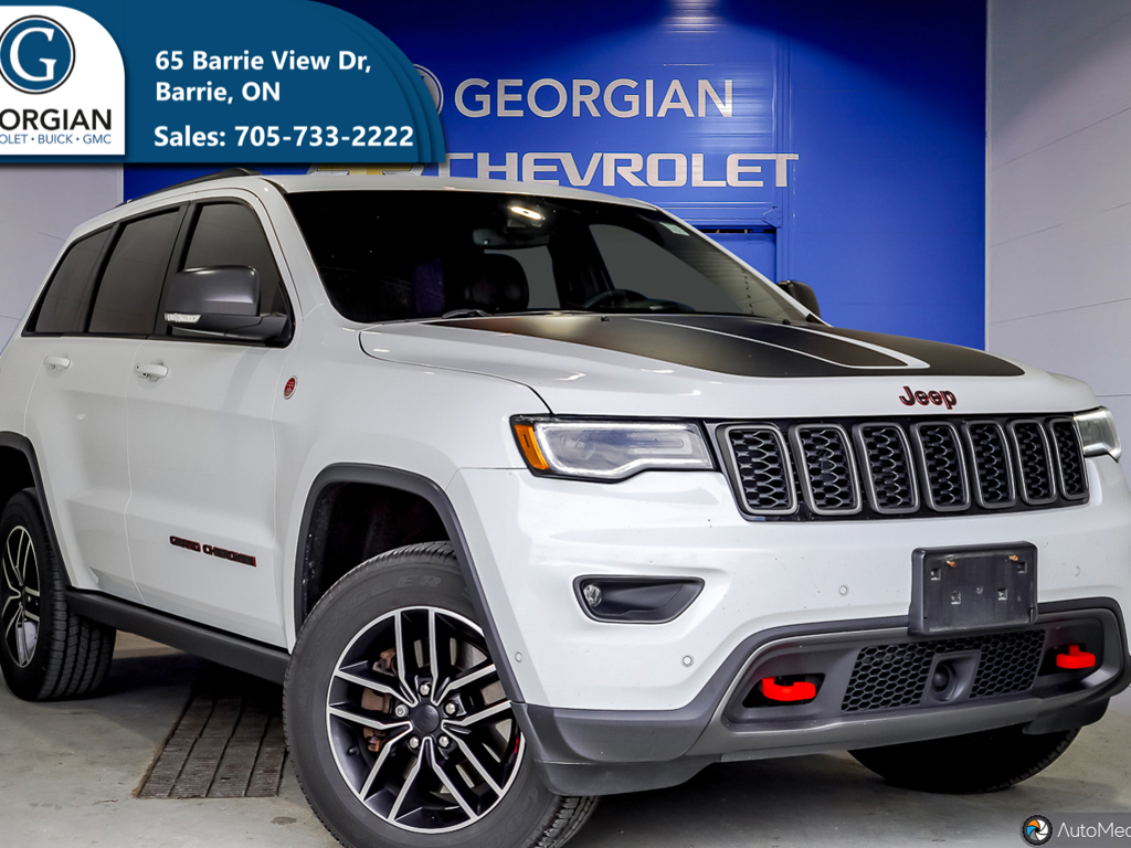 2019 Jeep Grand Cherokee Trailhawk | REAR VIEW CAMERA | HEATED & COOLED LEA