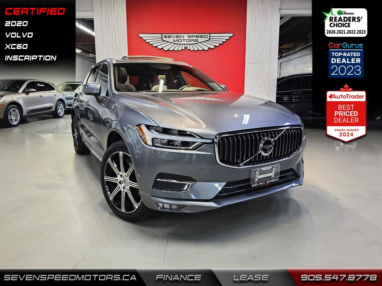 2020 Volvo XC60 CleanCarfax/T6/Inscription/Finance/Certified